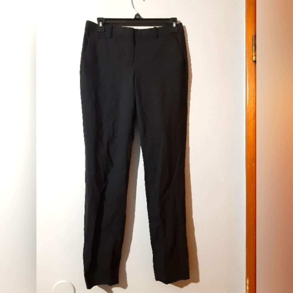 Theory 100% Classic Black Trousers Women's Size 0 Business Casual Office
